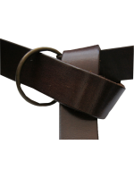 Mittelalterlicher Ringgürtel aus robustem Leder